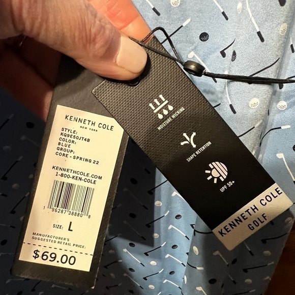 Nwt-kenneth Cole golf shirt - Picture 4 of 5